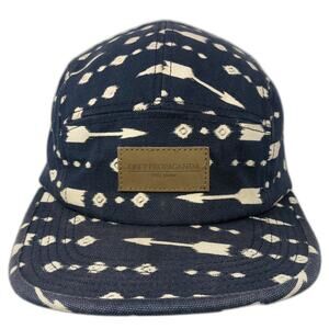 Obey Propaganda Est. 1989 Slideback 5 Panel Cap Blue One Size Adjustable Cotton